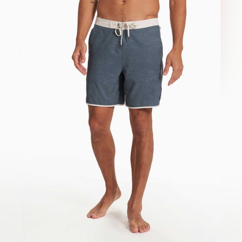 Vuori Men's Cruise Boardshort Swim Trunks V314 Size 38 - Lake Texture